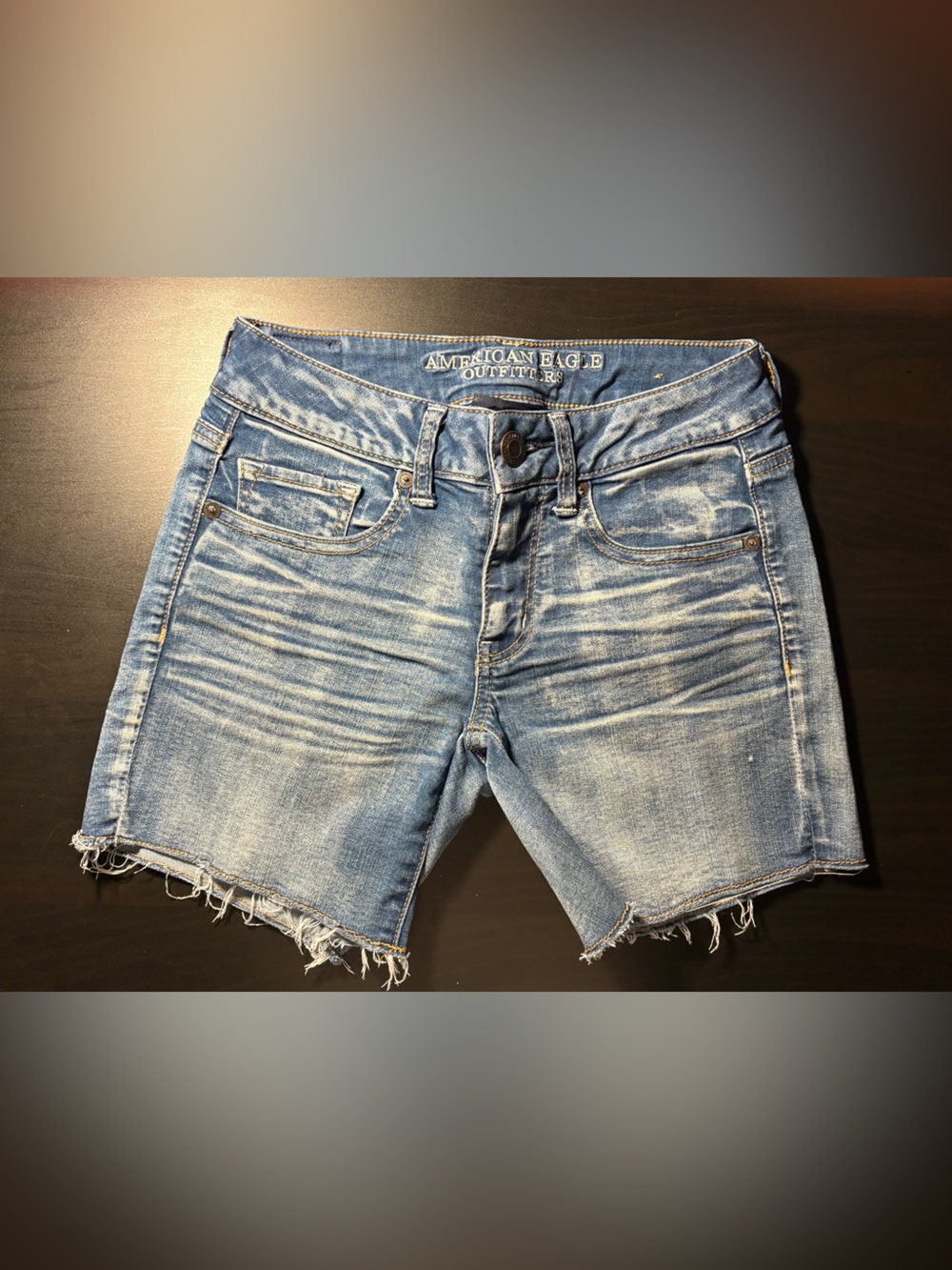 American Eagle Super Stretch Denim Shorts Size 2